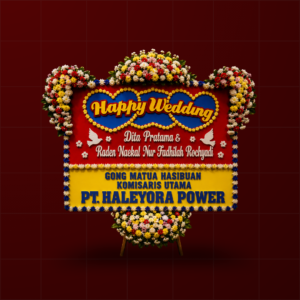 Bunga Papan Wedding 006