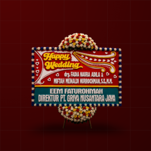Bunga Papan Wedding 003