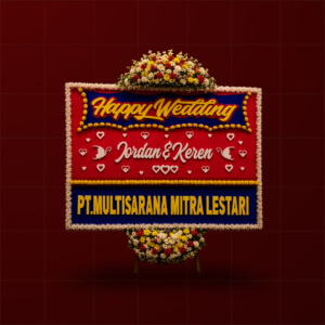 Bunga Papan Wedding 005
