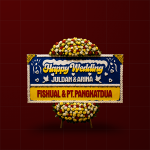Bunga Papan Wedding 001